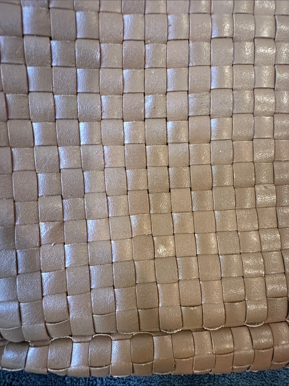 Quince Italian Leather Handwoven Crossbody - Picture 13 of 14